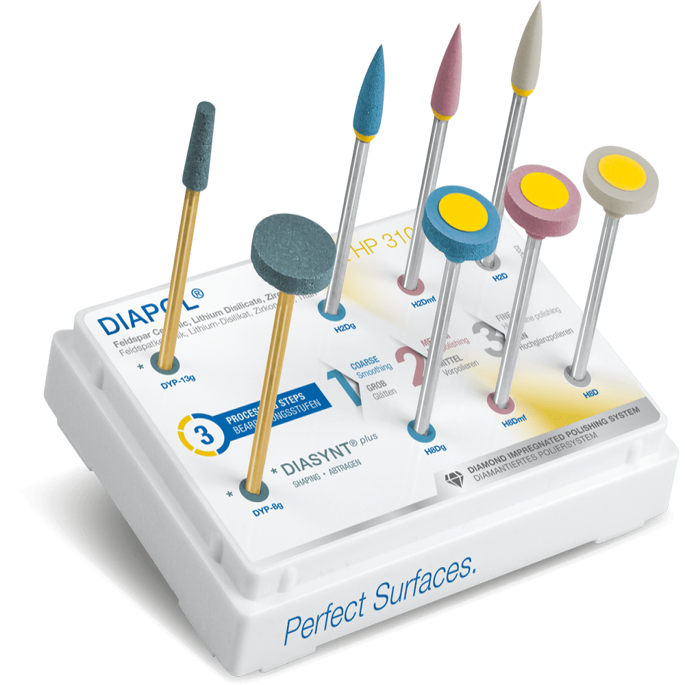 کیت پولیش لابراتواری سرامیک فلدسپات، لیتیوم دی سیلیکات، تیتانیوم، زیرکونیا 9040